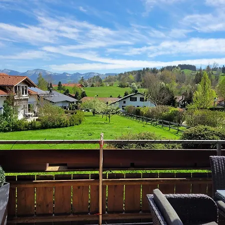 Lindners Hideaways - Bergnest Lodge - Bergblick Fewo 6 Pers Balkon Garten Hund Ski Unterkunft Luftkurort Oberreute Naehe Buchenegger Wasserfaelle Eistobel Bodensee Exterior foto
