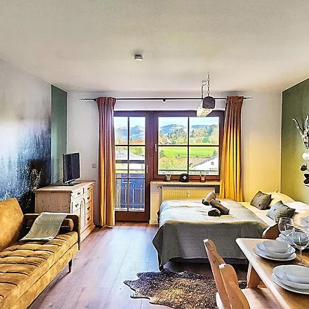 Lindners Hideaways - Bergnest Lodge - Bergblick Fewo 6 Pers Balkon Garten Hund Ski Unterkunft Luftkurort Oberreute Naehe Buchenegger Wasserfaelle Eistobel Bodensee Exterior foto