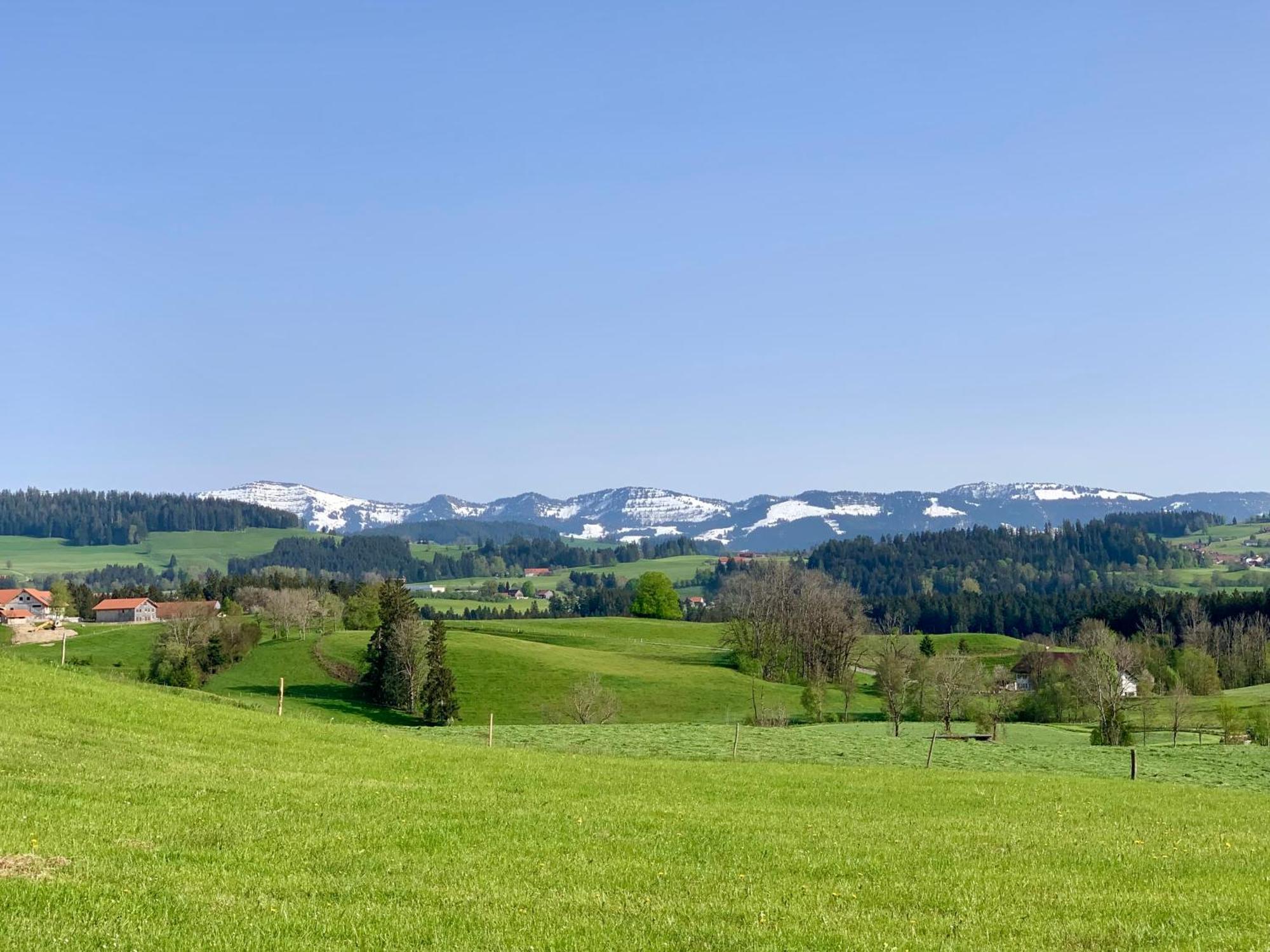 Apartment Lindners Hideaways - Bergnest - Bergblick 6 Pers Balkon Garten Hund Luftkurort Naehe Buchenegger Wasserfaelle Eistobel Bodensee Oberreute