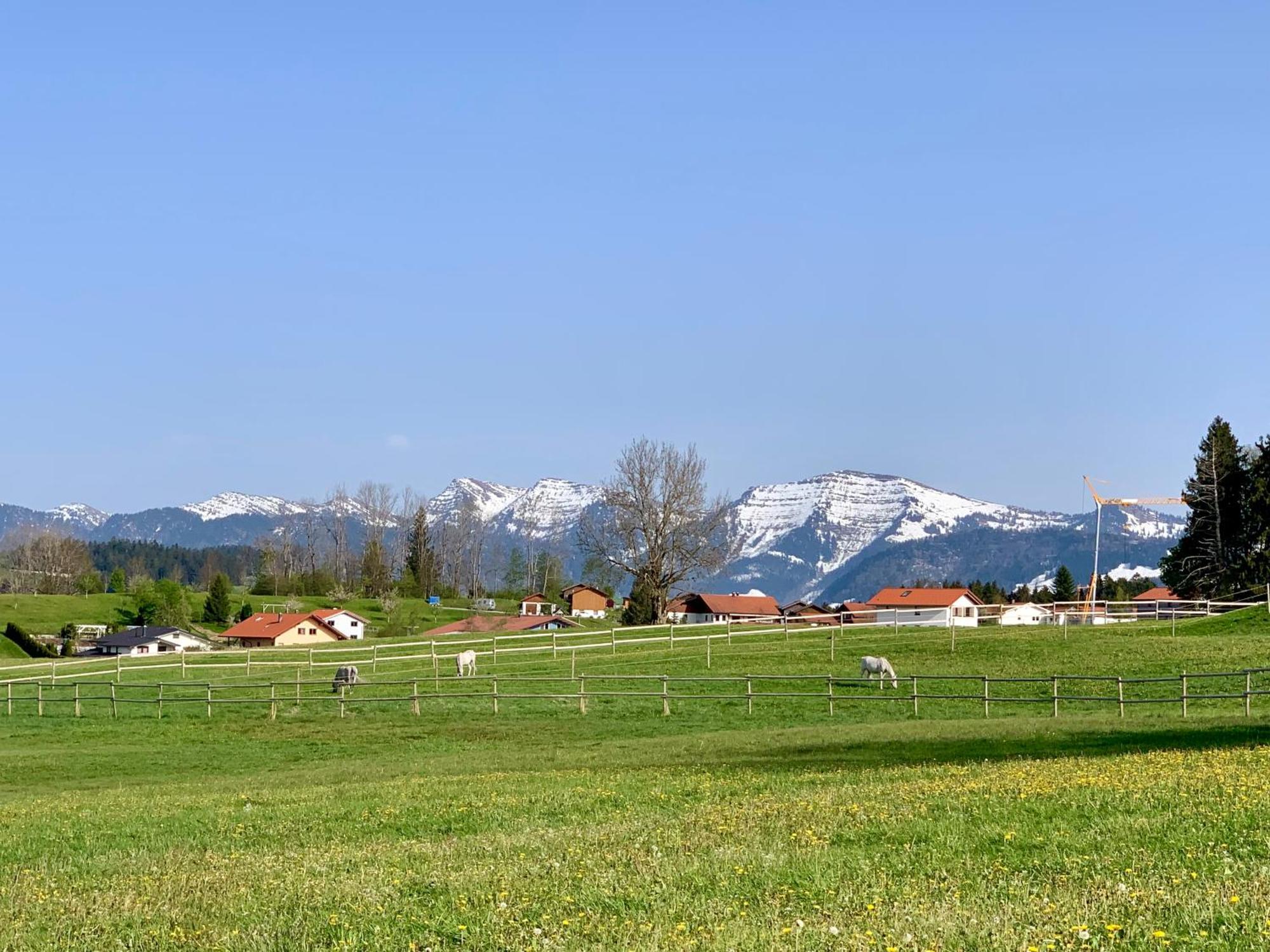 Apartment Lindners Hideaways - Bergnest - Bergblick 6 Pers Balkon Garten Hund Luftkurort Naehe Buchenegger Wasserfaelle Eistobel Bodensee Oberreute